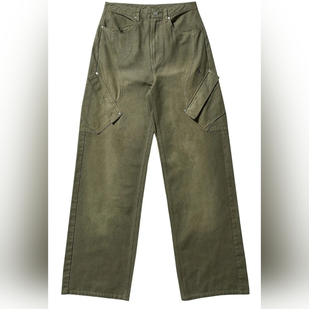Nike Air Jordan x Travis Scott Pant Cargo Khaki Size Women 6 NWT FD9119-325